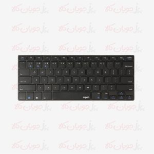 Rapoo-E6080-Black-Wireless-Keyboard-Above