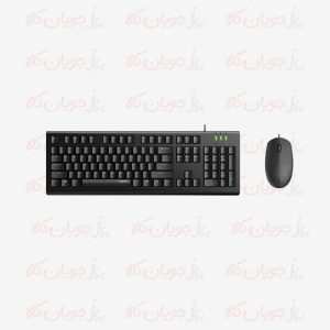 Rapoo-X125S-Black-Wired-Keyboard-And-Mouse-Above