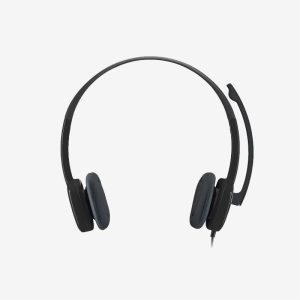 Logitech-H151-Black-Wired-Headset-Front