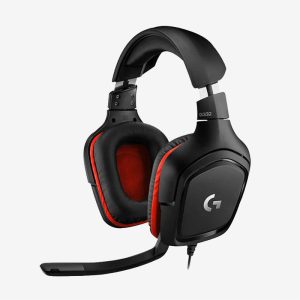 Logitech-Black-G331-Wired-Gaming-Headset-Front
