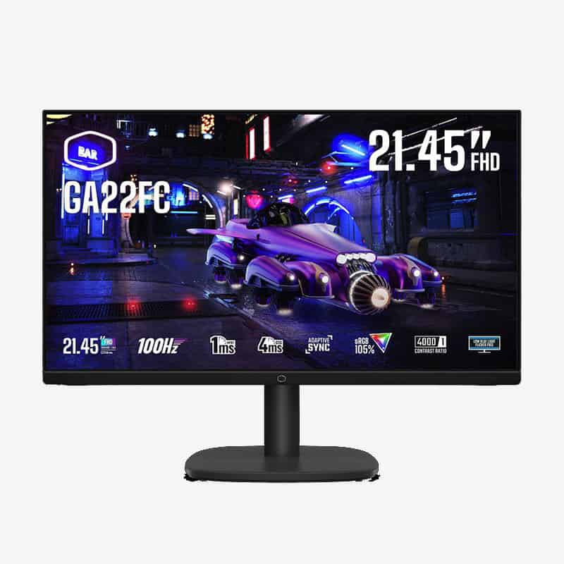 Cooler-Master-GA22FC-Black-Gaming-Monitor-Front-1
