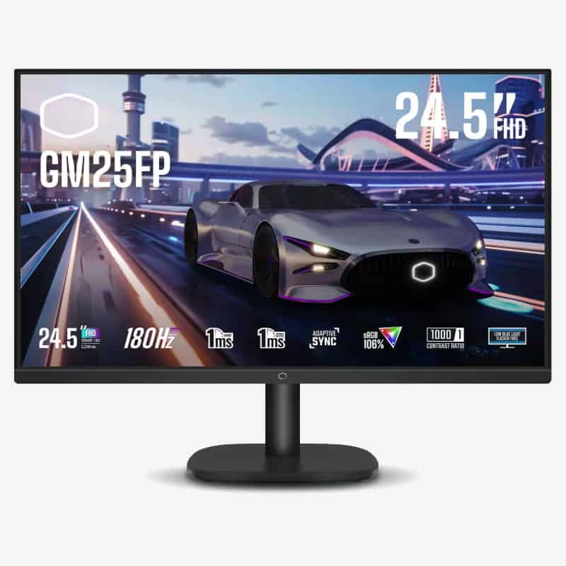 Cooler-Master-GM25FP-Black-Gaming-Monitor-Front