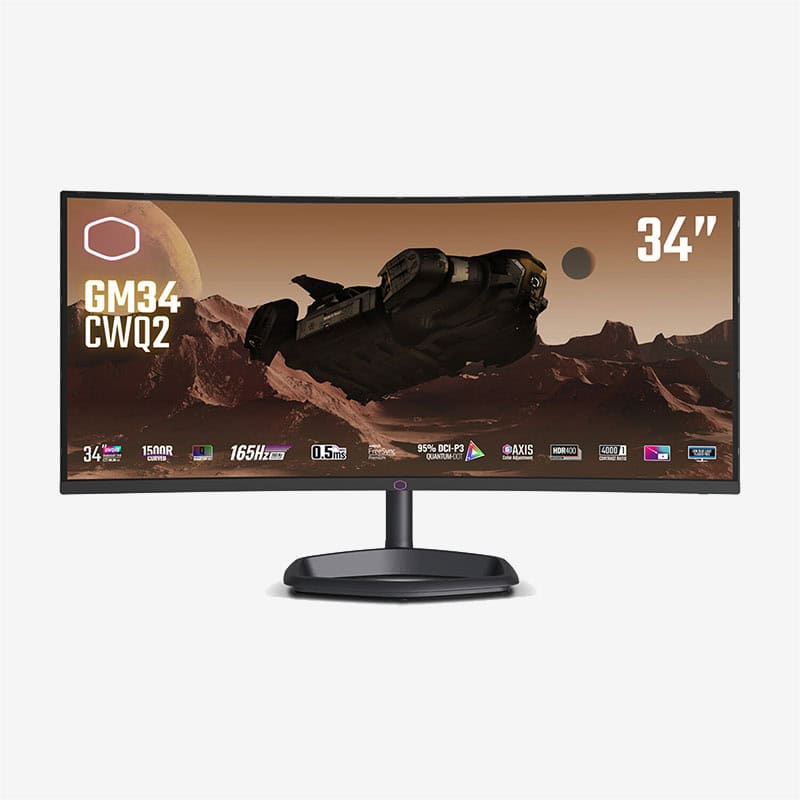 Cooler-Master-GM34-CWQ2-Black-Gaming-Curved-Monitor-Front