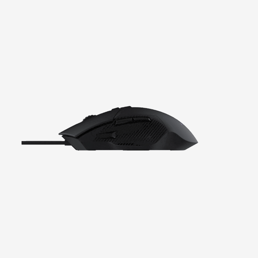 Logikey-M630B-Black-Wired-Gaming-Mouse-Side