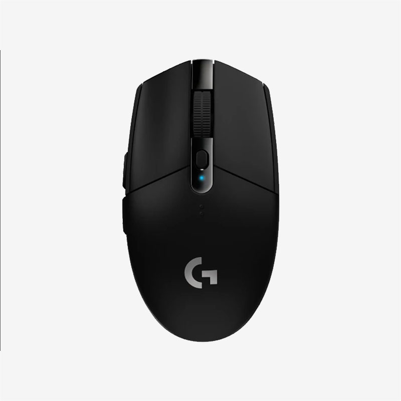 Logitech-Black-G304-Wireless-Gaming-Mouse-Above