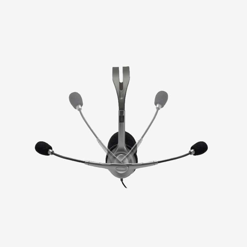 Logitech-H110-Dark-Grey-Wired-Headset-Microphone