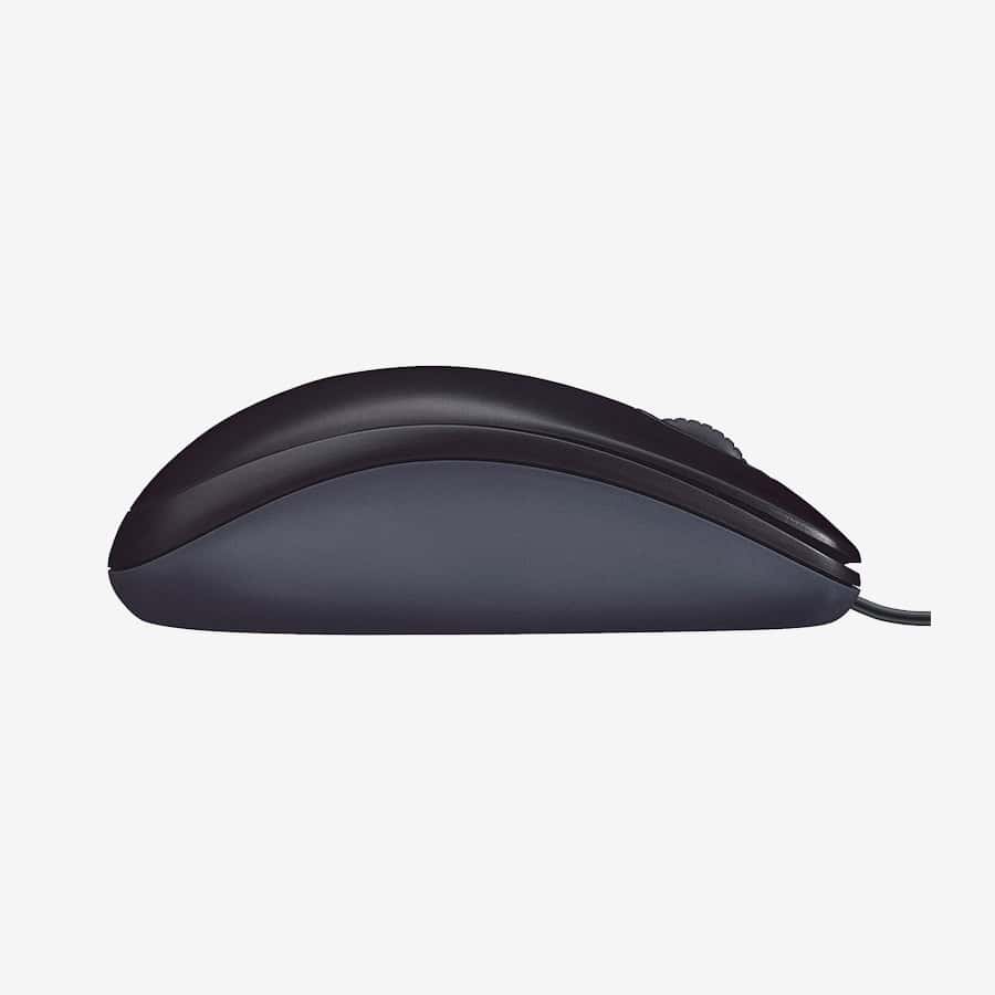 Logitech-M90-Wired-Mouse-Black-Side