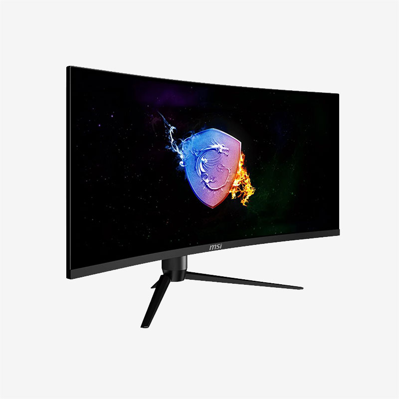 MSI-MAG342CQPV-Black-Gaming-Curved-Monitor-Left