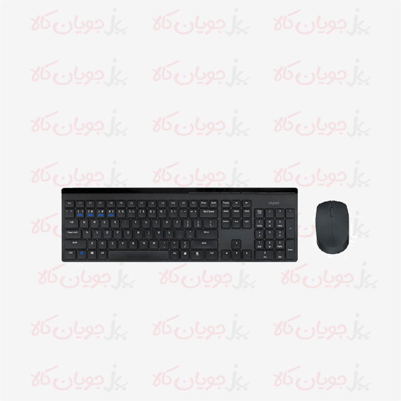 Rapoo-8110M-Black-Wireless-Keyboard-And-Mouse-Above
