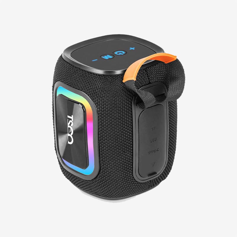 Tsco-TS-23129-Black-Bluetooth-Portable-Speaker-Side