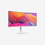 MSI Modern MD342CQPW White Monitor Left