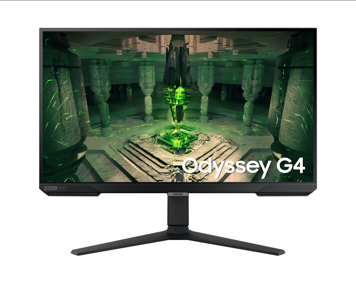 Samsung Odyssey G4 LS27BG402 EMXUE Black Gaming Monitor Front