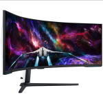 Samsung Odyssey Neo G9 G95NC LS57CG 952NMXUE White Curved Gaming Monitor Left