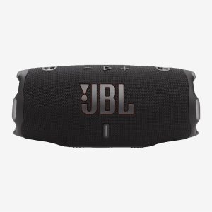 JBL Black Charge 6 Portable Bluetooth Speaker Front