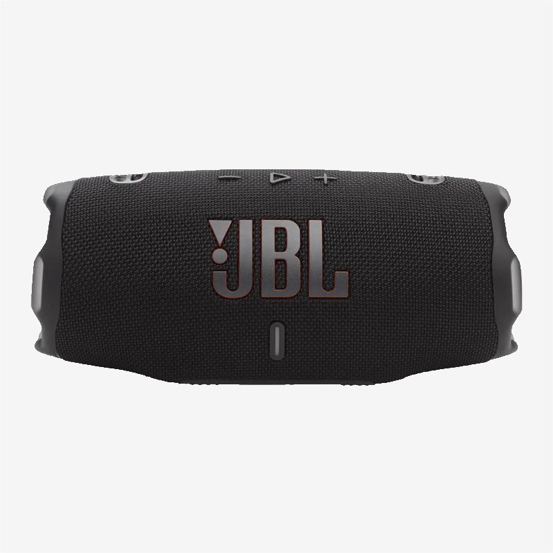 JBL Black Charge 6 Portable Bluetooth Speaker Front