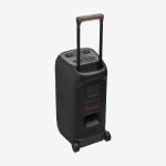 JBL Black PartyBox Stage 320 Portable Bluetooth Speaker Back