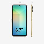 Samsung Gold Galaxy A06 4GB 128GB Front Side