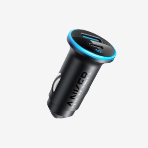 Anker Black And Blue 323 Car Charger Compact Charger