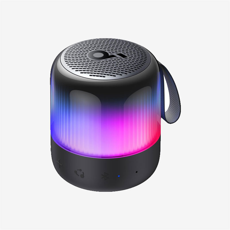 Anker Black Soundcore Glow Mini Bluetooth Speaker