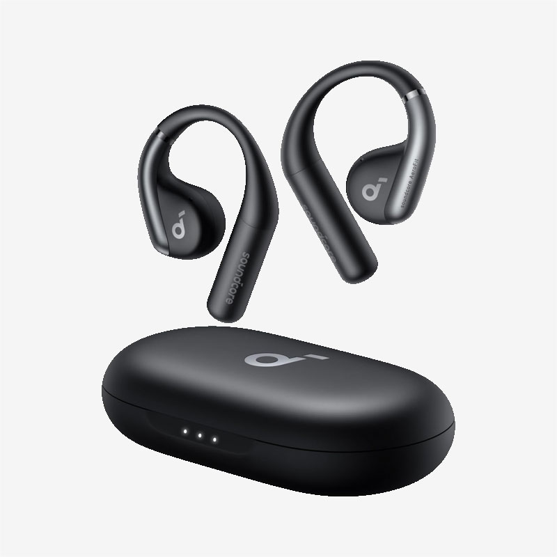 Anker Black Soundcore Open Ear Comfort Aerofit Earbuds
