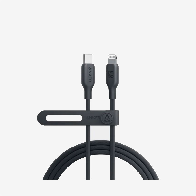 Anker Black USB C To Lightning Bio Based 180cm Cable