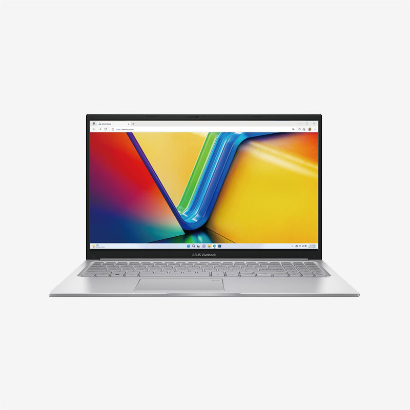 Asus Cool Silver Vivobook 15 R1504VA 120U 16GB 1TB Front