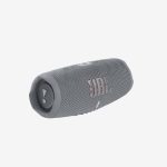 JBL Charge 5 Grey Portable Bluetooth Speaker Side