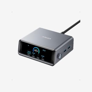 Anker Black Prime Charger 250W 6 Port GaN Charging Station A2345