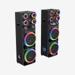 Tsco Black TS 20094 Two Pair Bluetooth Speaker