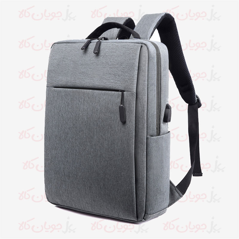 Benellon-068-Grey-Laptop-Backpack-Side-001