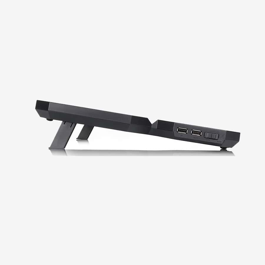 Deep-Cool-Black-Multi-Core-X6-Laptop-Cool-Pad-Side