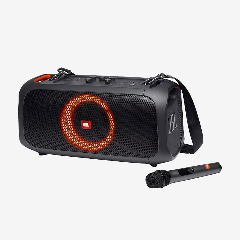 JBL-PartyBox-On-The-Go-Black-Portable-Bluetooth-Speaker-Left