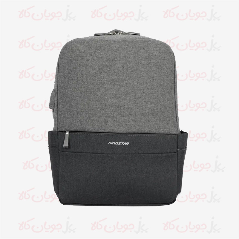 Kingstar-KBP1202-Dark-Gray-Laptop-Backpack-Front-001