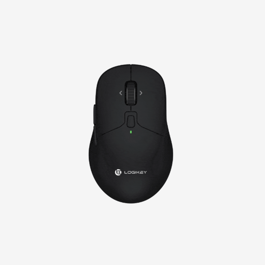Logikey-M520B-Black-Wireless-Mouse-Above
