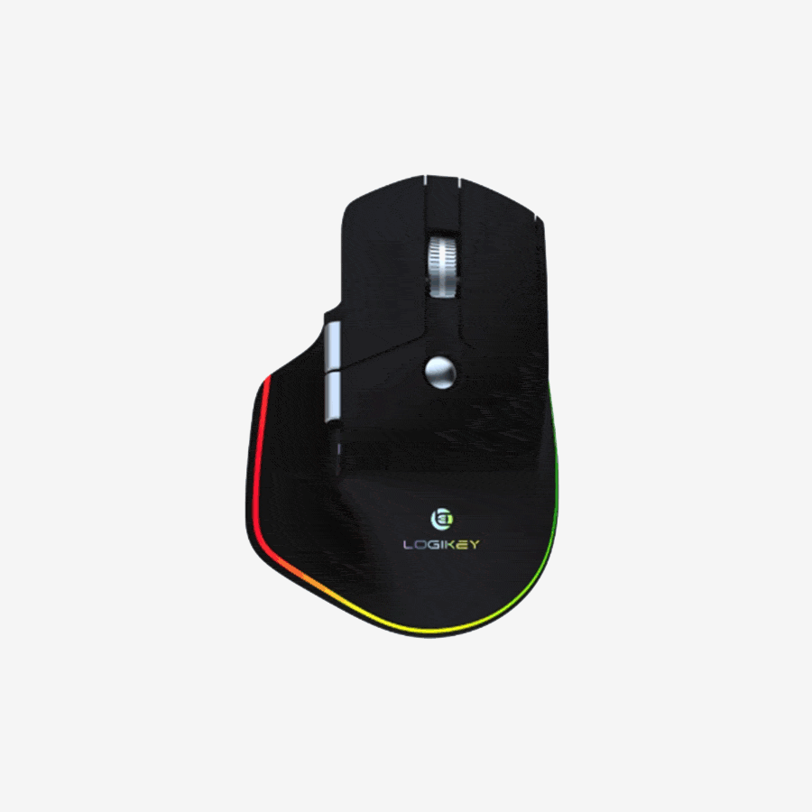 Logikey-M550B-Black-Wireless-Mouse-Above
