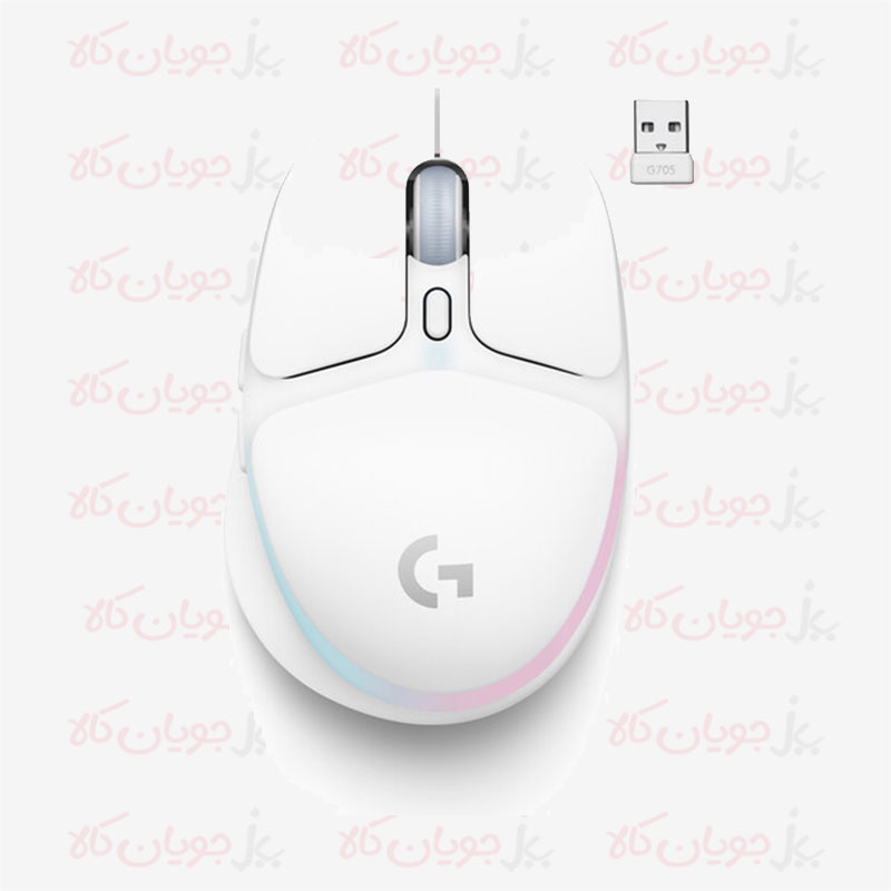 Logitech-G705-White-Wireless-Gaming-Mouse-Above-001