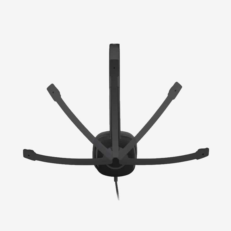 Logitech-H151-Black-Wired-Headset-Microphone
