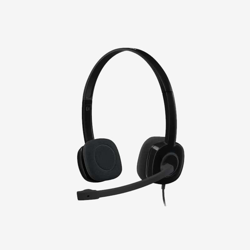 Logitech-H151-Black-Wired-Headset-Right