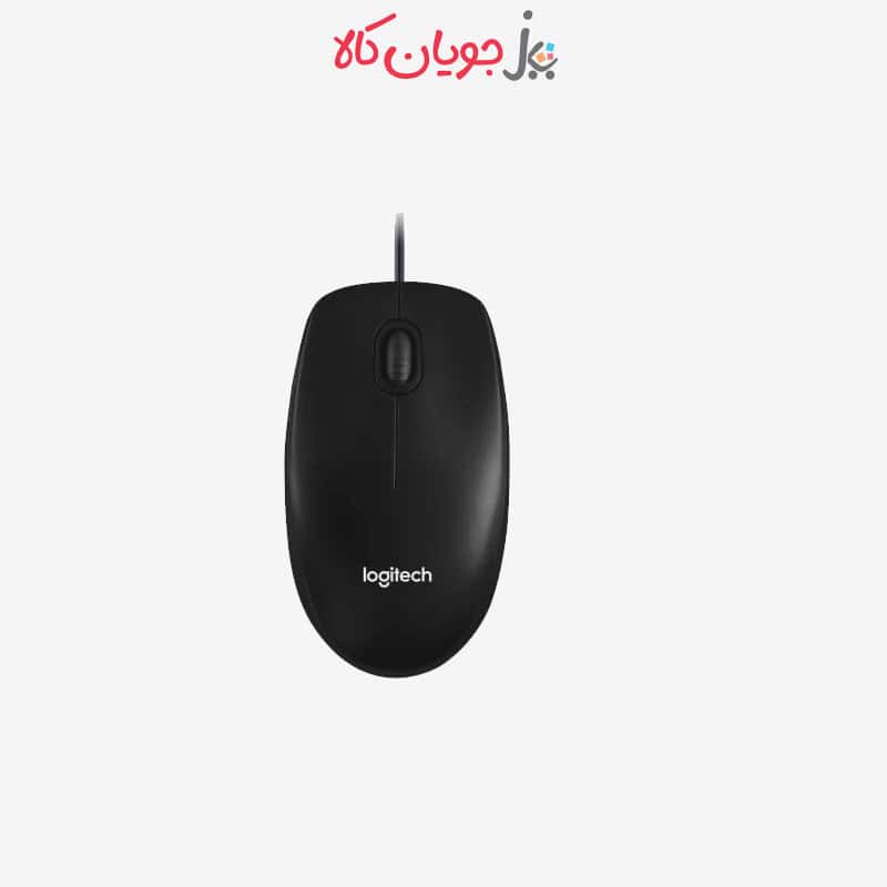 Logitech-M100R-Black-Wired-Mouse-Above
