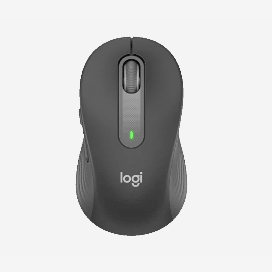 Logitech-M650-Black-Wireless-Mouse-Above