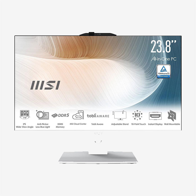 MSI-Modern-AM242P-1M-150U-1TB-White-All-In-One-Front