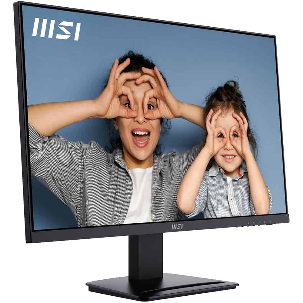 MSI-PRO-MP273U-Black-Monitor-Left