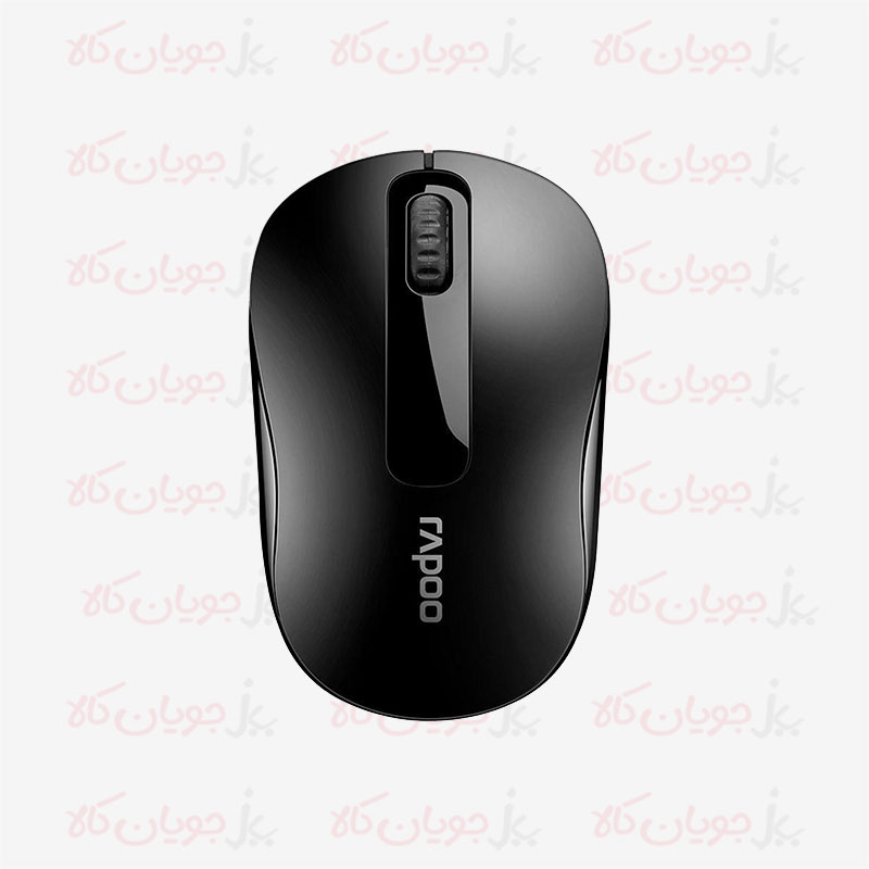 Rapoo-M10-Plus-Black-Wireless-Mouse-Above