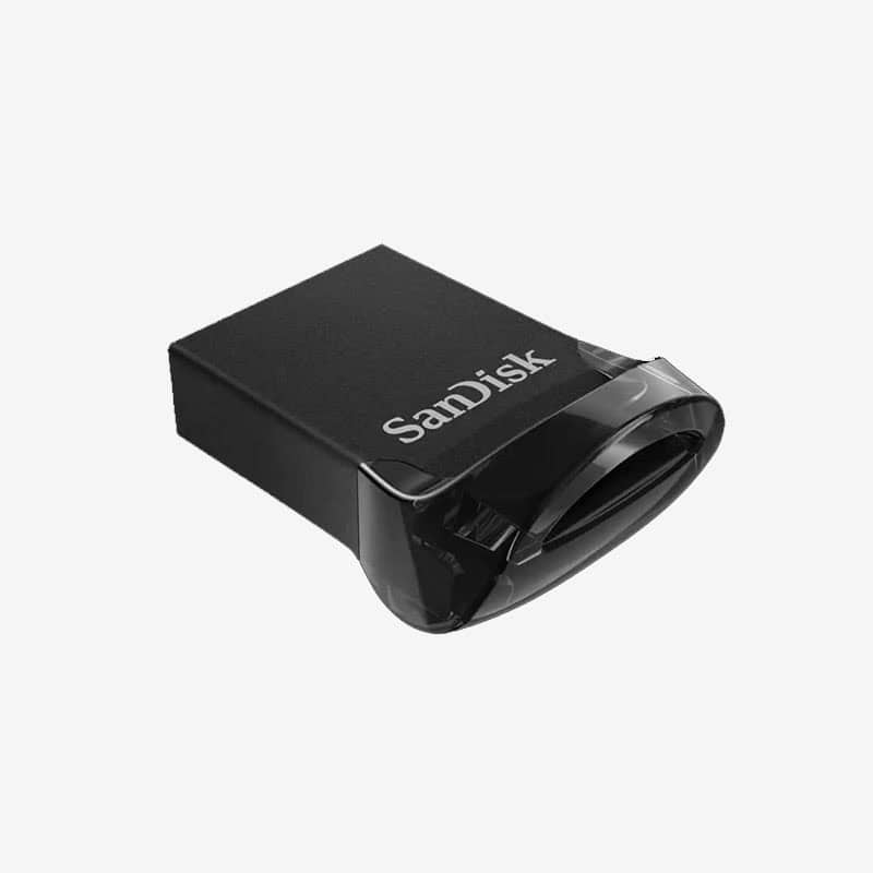 SanDisk-Ultra-Fit-64GB-Black-USB-Flash-Memory-Side