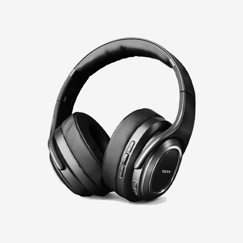 Tsco-TH-5347-Black-Bluetooth-Headphone-Side