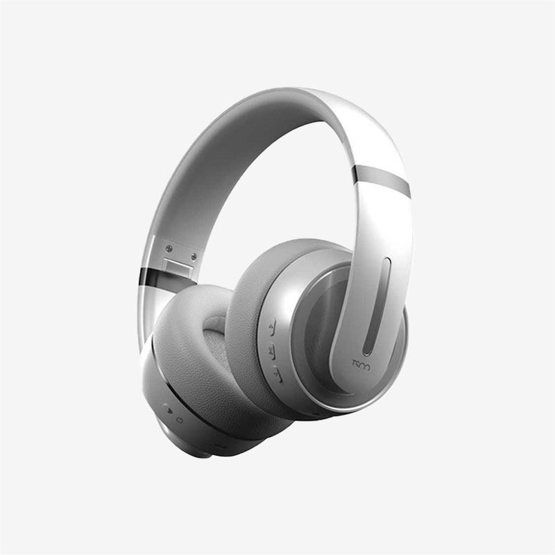 Tsco-TH-5379-White-Bluetooth-Headset-Side