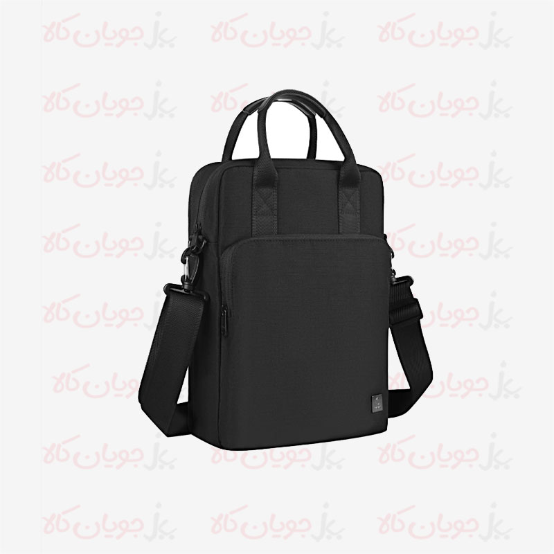 Wiwu-Alpha-Vertical-Double-Layer-Black-Laptop-Briefcase-Side-001