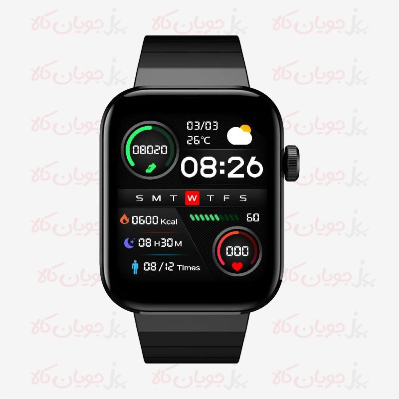 Xiaomi-Mibro-T1-Black-Smart-Watch-Front-001