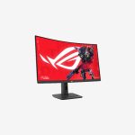 Asus ROG Strix XG32WCMS Black Curved Gaming Monitor Left