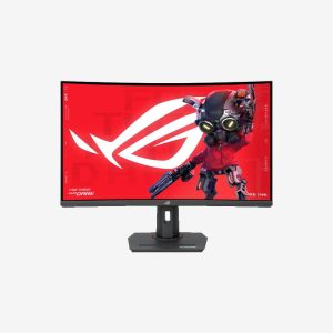 Asus ROG Strix XG32WCS Black Curved Gaming Monitor Front